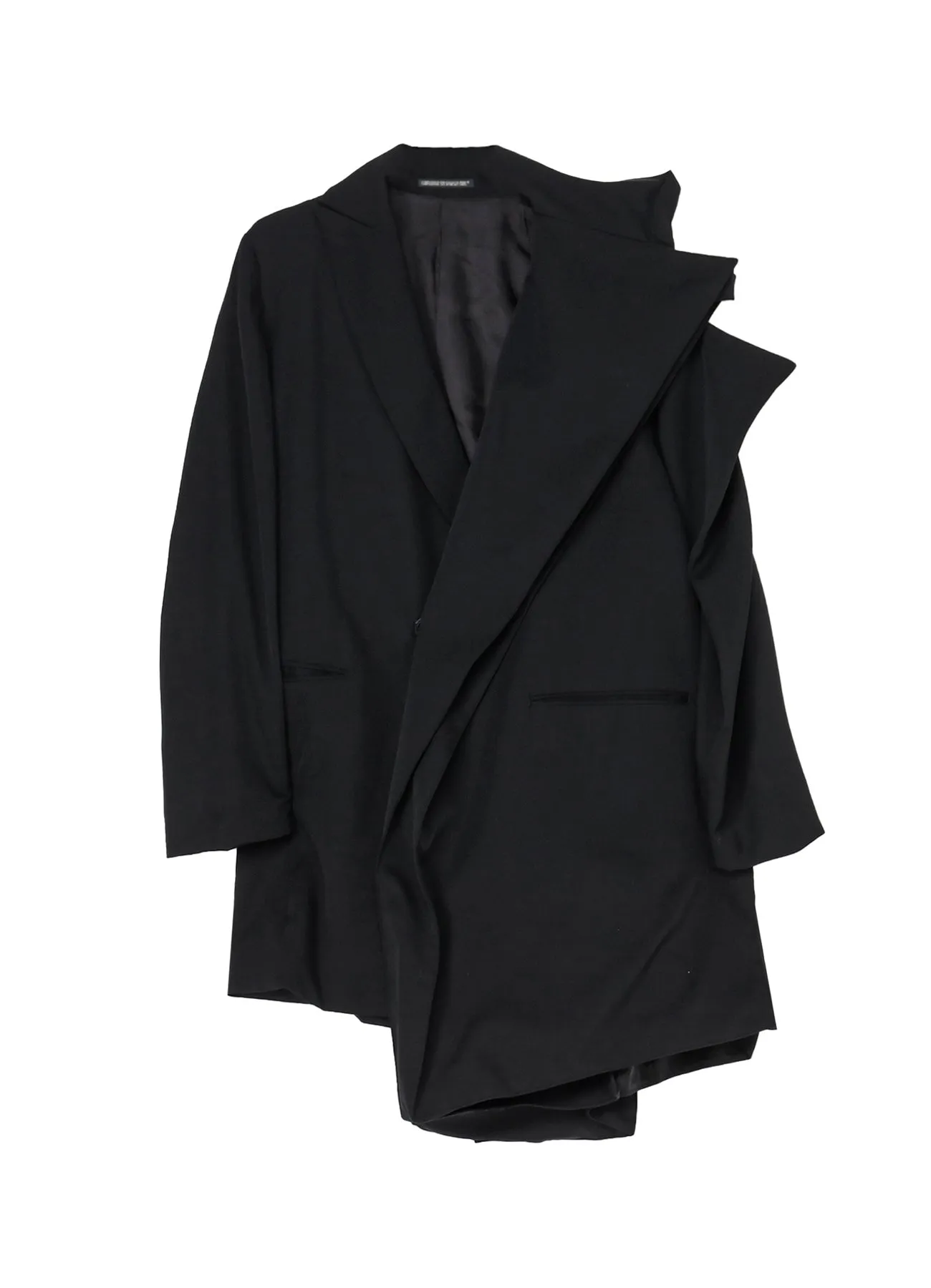 GABARDINE L BOX SLEEVE OVERSIZED COAT sold by Yohji Yamamoto