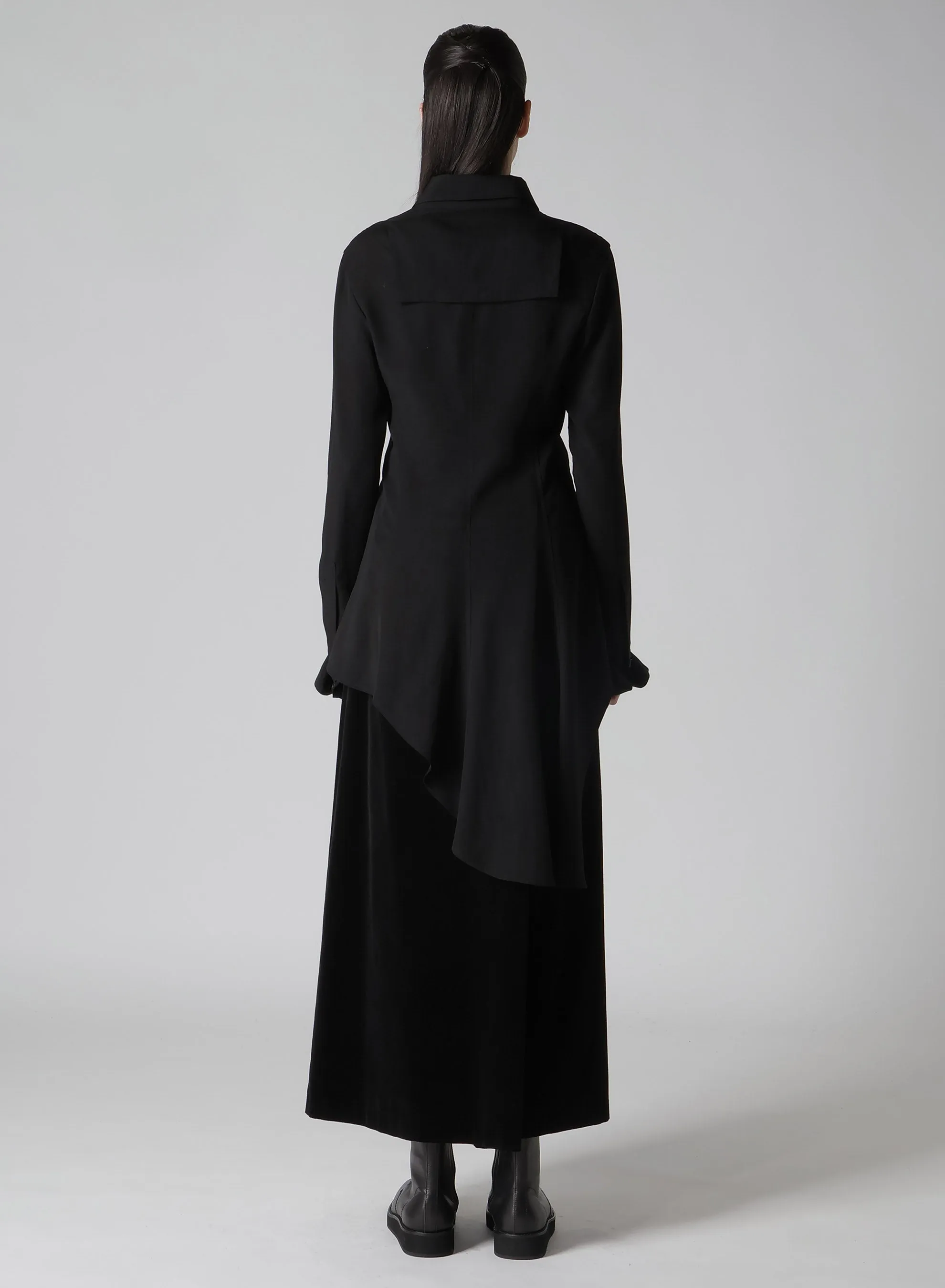 CELLULOSE POPLIN SAILOR CUTTING BLOUSE sold by Yohji Yamamoto product image thumbnail 5