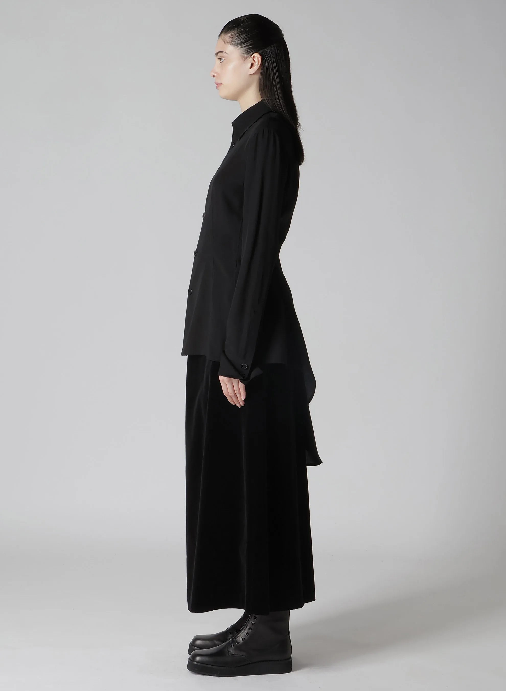 CELLULOSE POPLIN SAILOR CUTTING BLOUSE sold by Yohji Yamamoto product image thumbnail 4