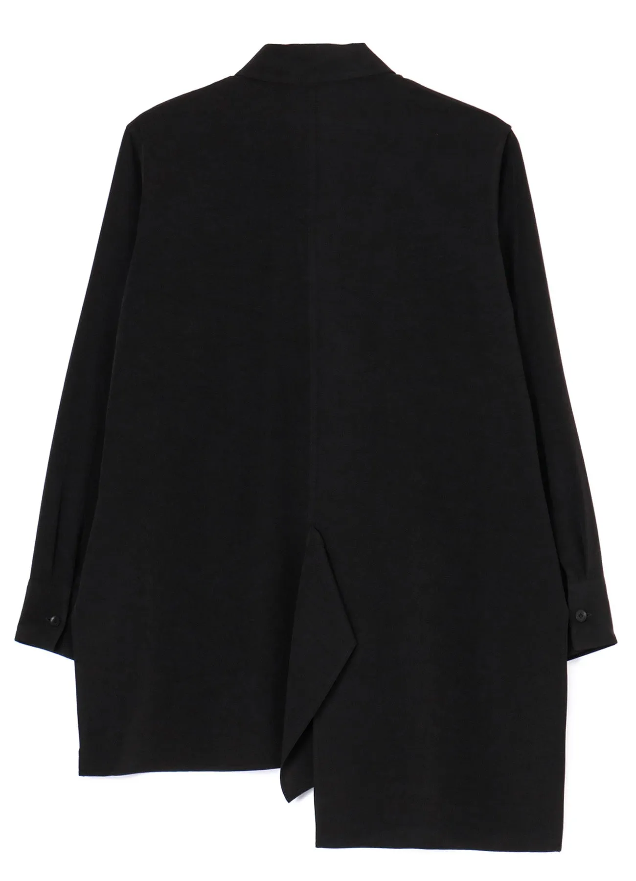 TA/PE CREPE DE CHINE L BOX DETAIL BLOUSE sold by Yohji Yamamoto product image thumbnail 4