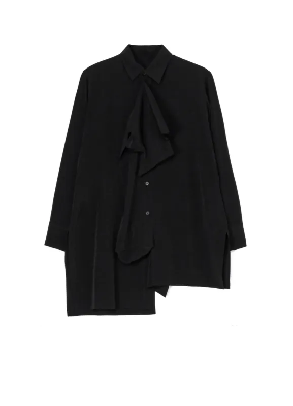 TA/PE CREPE DE CHINE L BOX DETAIL BLOUSE sold by Yohji Yamamoto