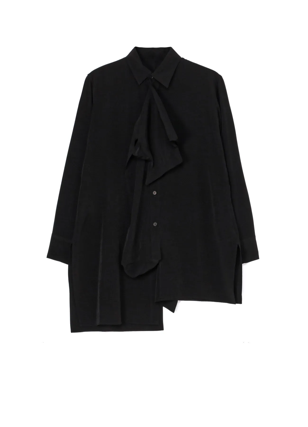 TA/PE CREPE DE CHINE L BOX DETAIL BLOUSE sold by Yohji Yamamoto