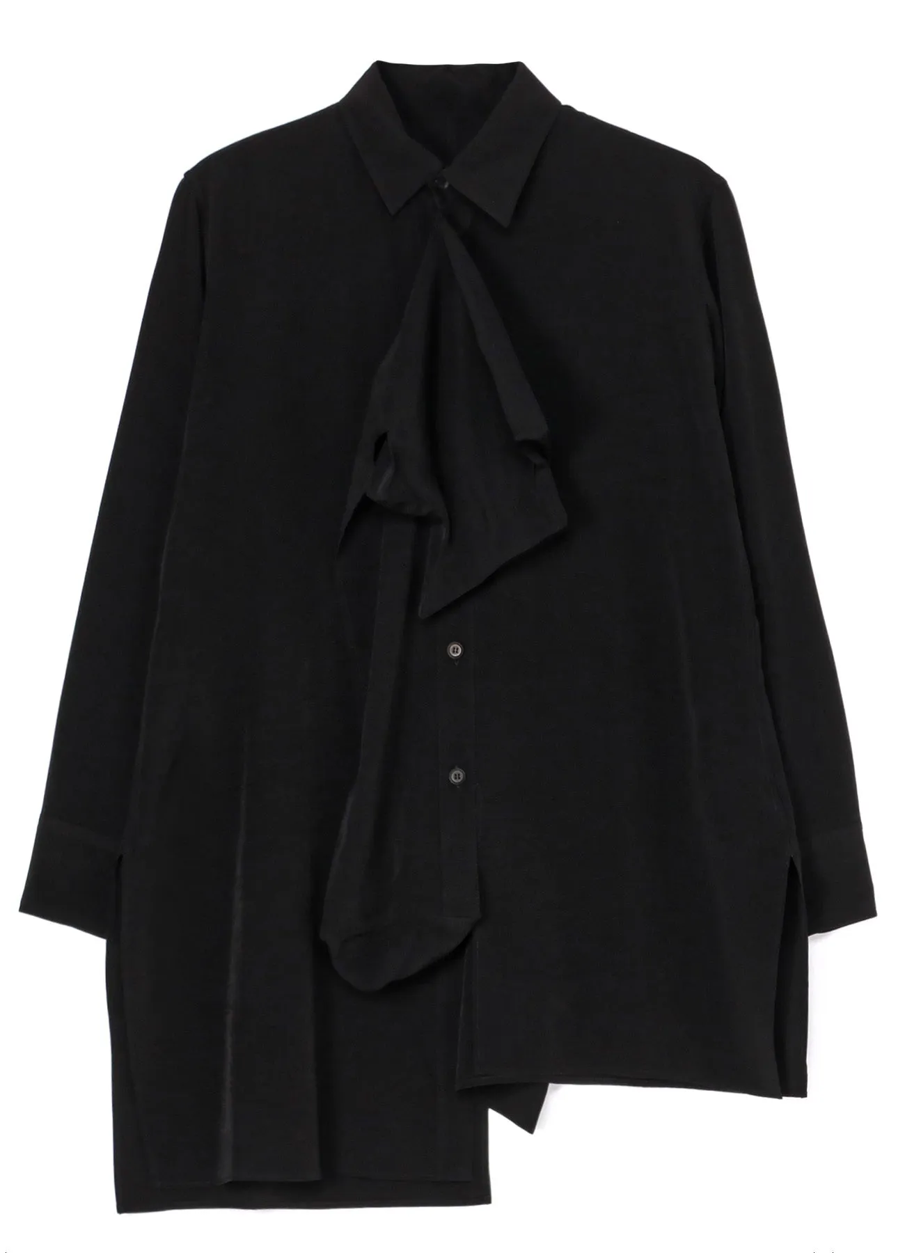TA/PE CREPE DE CHINE L BOX DETAIL BLOUSE sold by Yohji Yamamoto product image thumbnail 3
