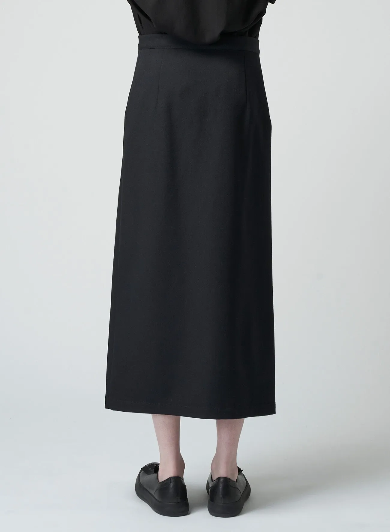 GABARDINE F PLEATED SKIRT sold by Yohji Yamamoto product image thumbnail 5