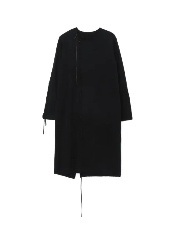 PLAIN ST LEATHER STRING ROUND NECK DRESS made by Yohji Yamamoto