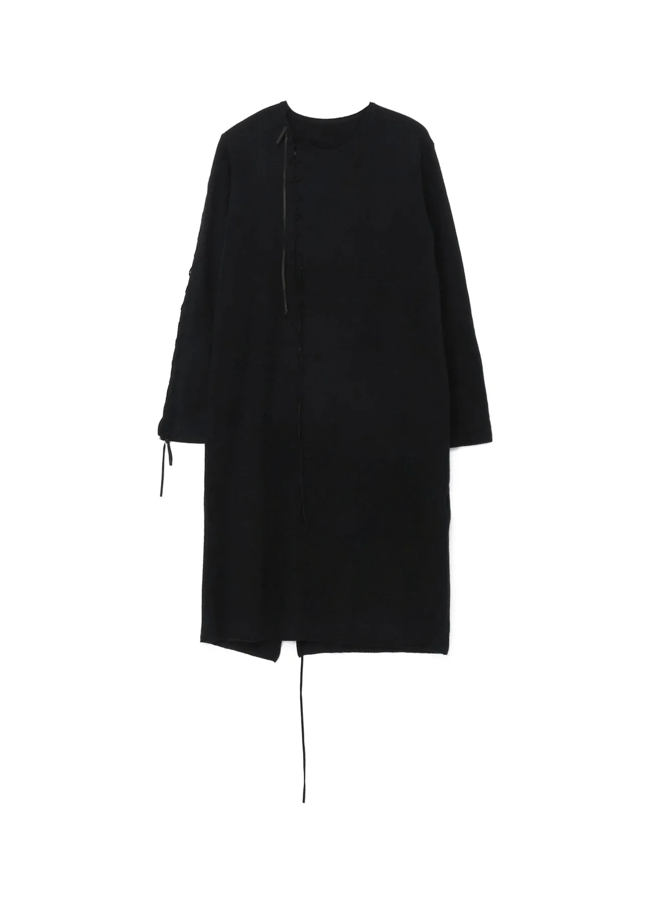 PLAIN ST LEATHER STRING ROUND NECK DRESS sold by Yohji Yamamoto
