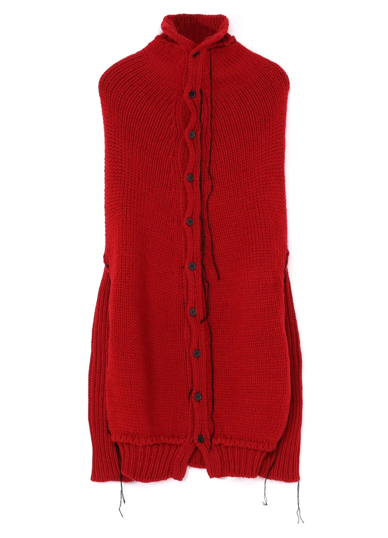 NEEDLE ST SINGLE+1X1RIB LONG SLV THREAD TURTLE sold by Yohji Yamamoto product image thumbnail 2