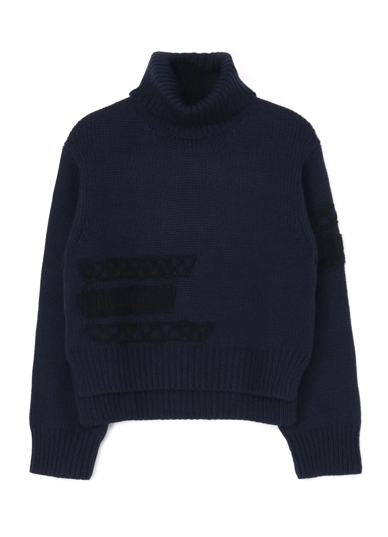 EMBROIDERY PLAIN ST EMBROIDERY TURTLE NECK PO sold by Yohji Yamamoto product image thumbnail 2