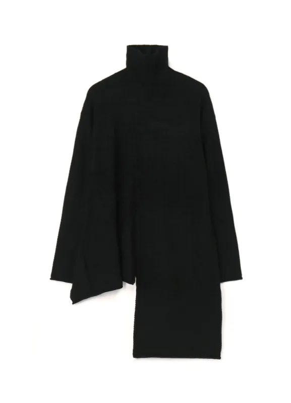 TUCK STITCH ASM FLARE TURTLE NECK PO sold by Yohji Yamamoto