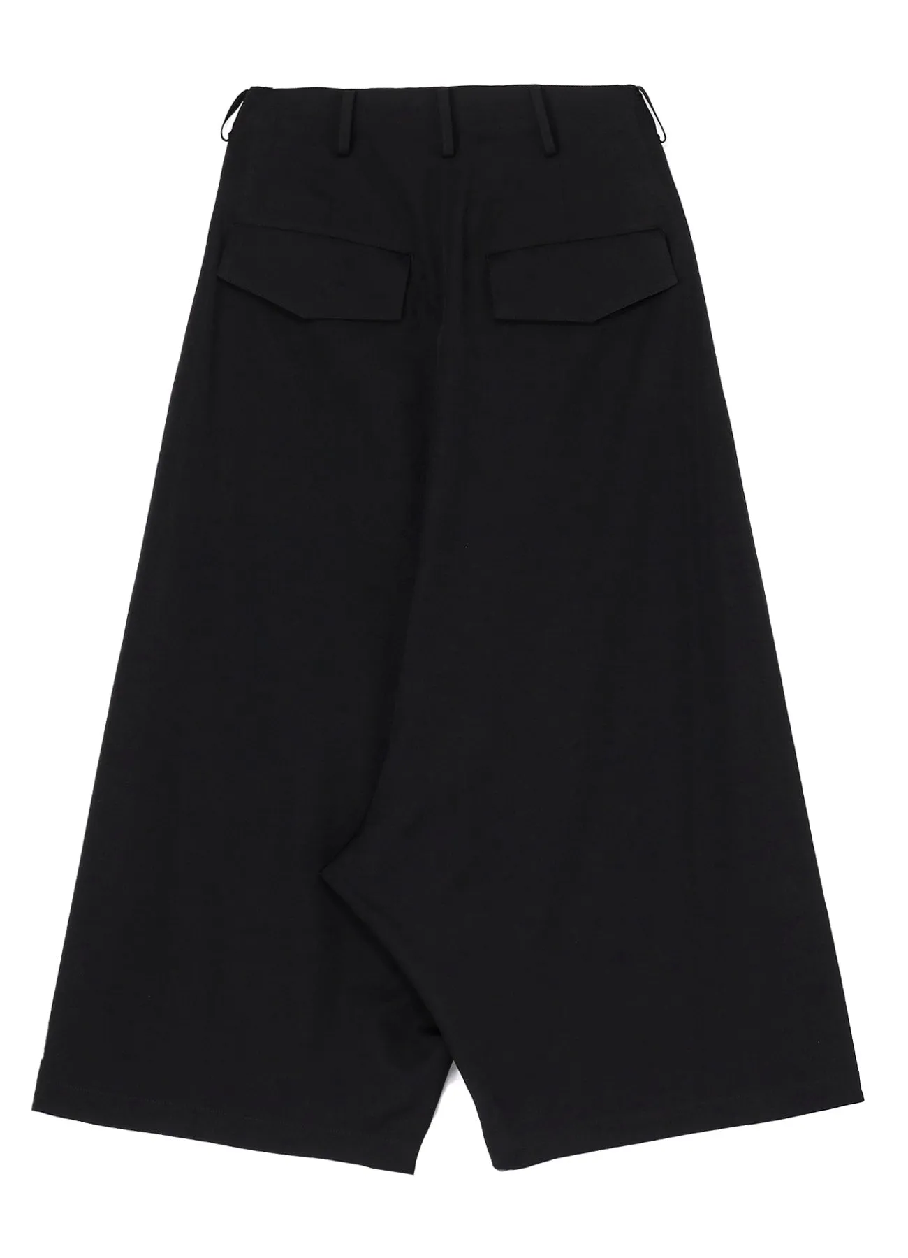 GABARDINE R-BACKSIDE FLARE WIDE PANTS sold by Yohji Yamamoto product image thumbnail 4