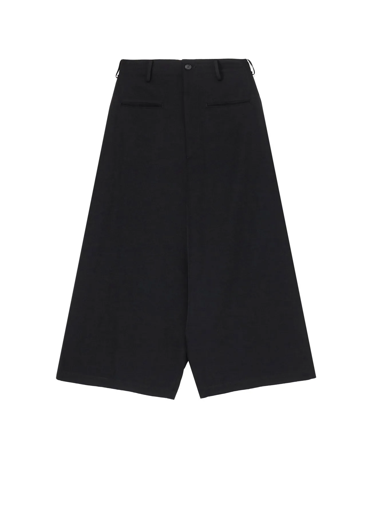 GABARDINE R-BACKSIDE FLARE WIDE PANTS sold by Yohji Yamamoto