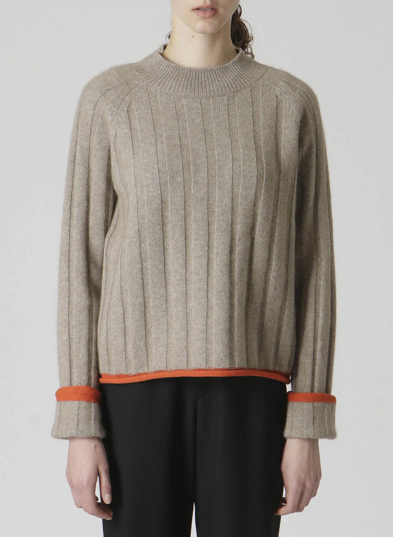 COLOR COMBINATION RIB RAGLAN COLOR COMBI PO sold by Yohji Yamamoto product image thumbnail 2