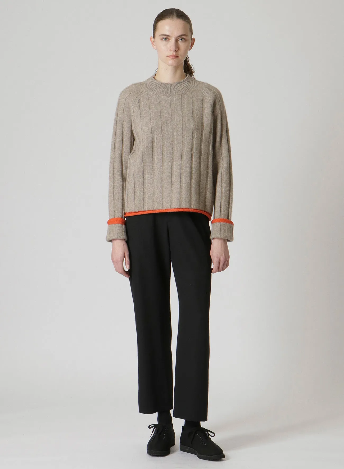 COLOR COMBINATION RIB RAGLAN COLOR COMBI PO sold by Yohji Yamamoto product image thumbnail 3