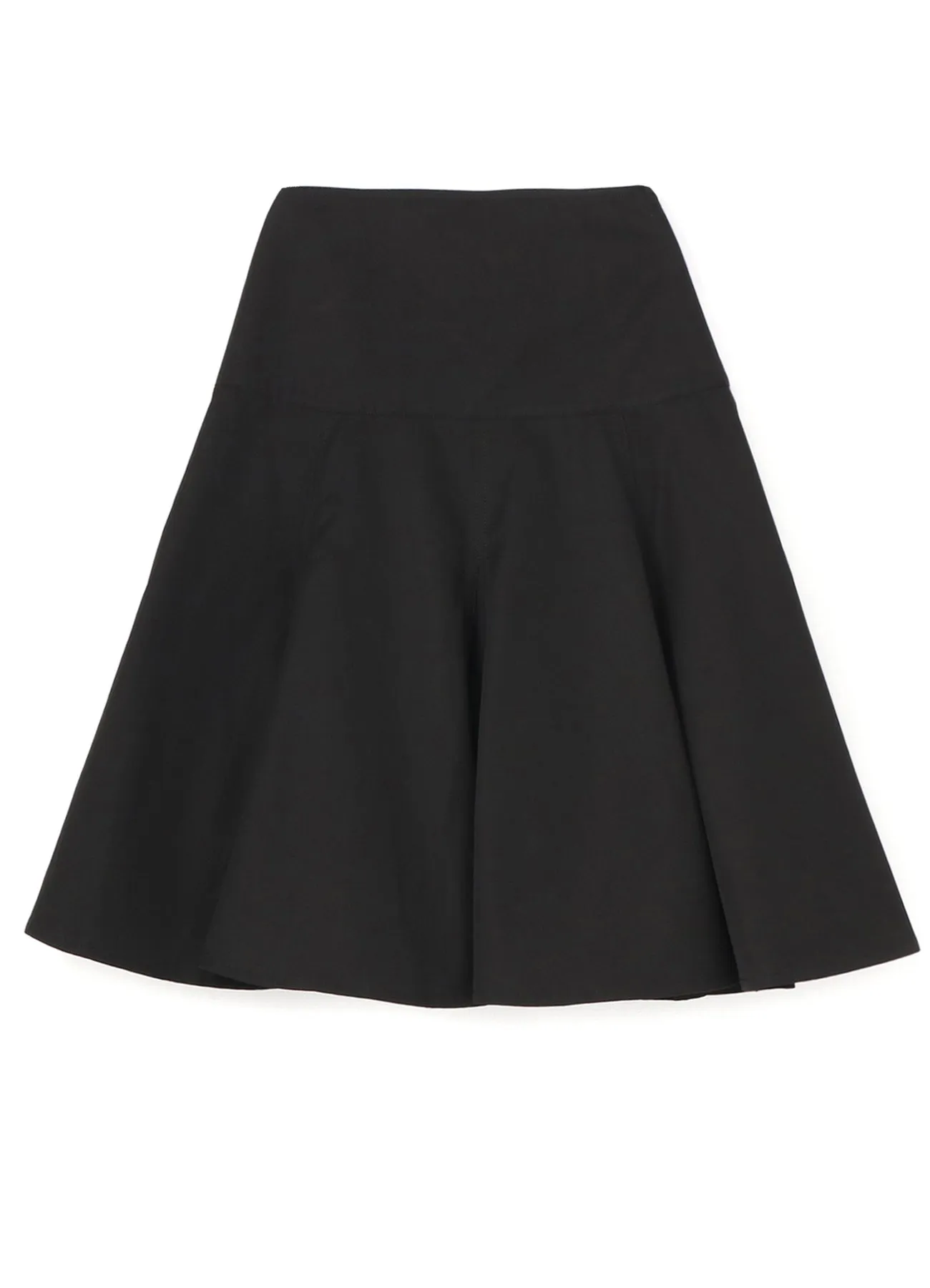 COTTON GABARDINE FLARE SKT sold by Yohji Yamamoto product image thumbnail 2