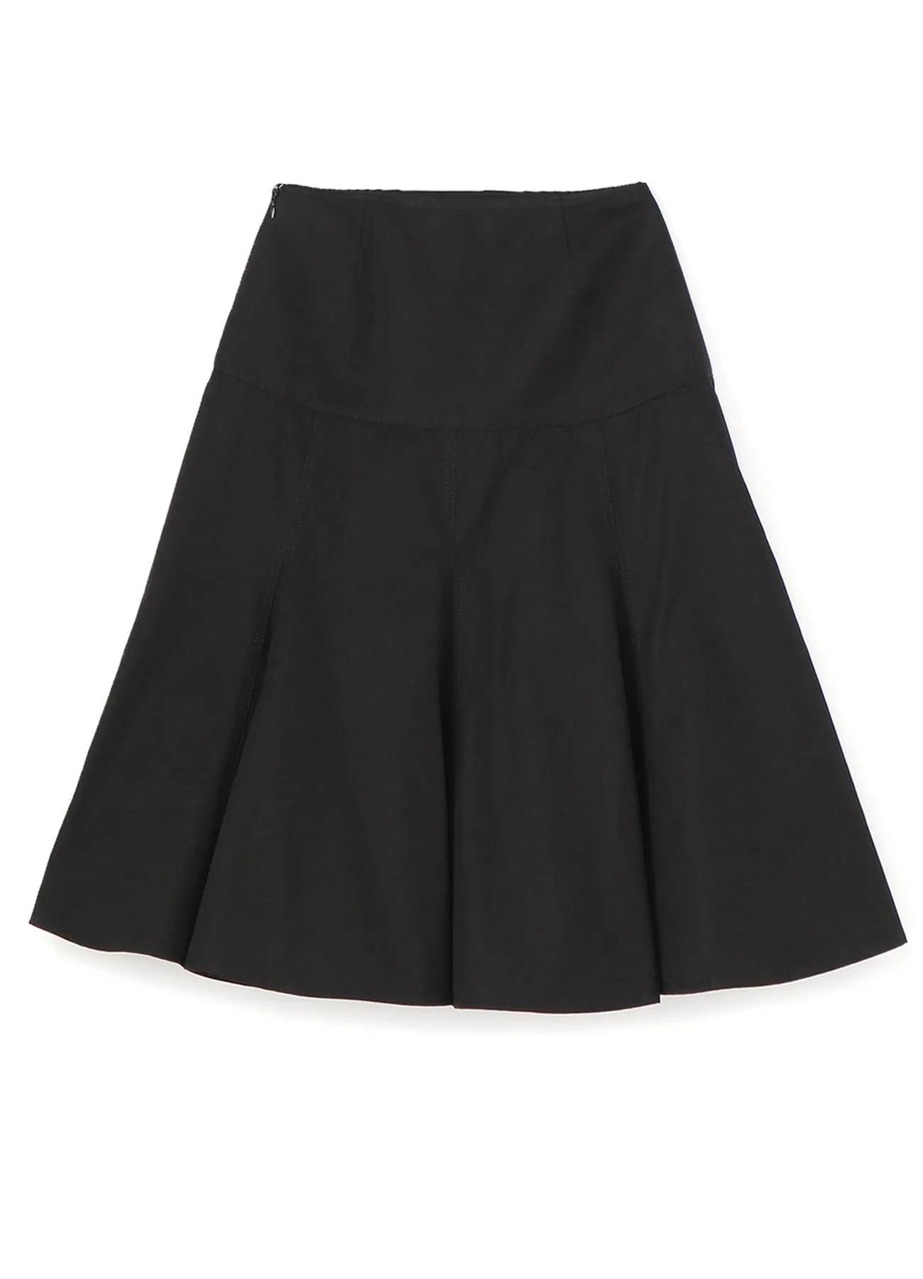 COTTON GABARDINE FLARE SKT sold by Yohji Yamamoto product image thumbnail 3