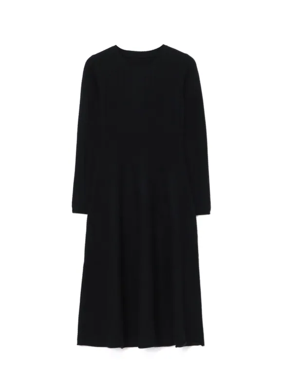 TUCK STITCH FLARE DRESS made by Yohji Yamamoto