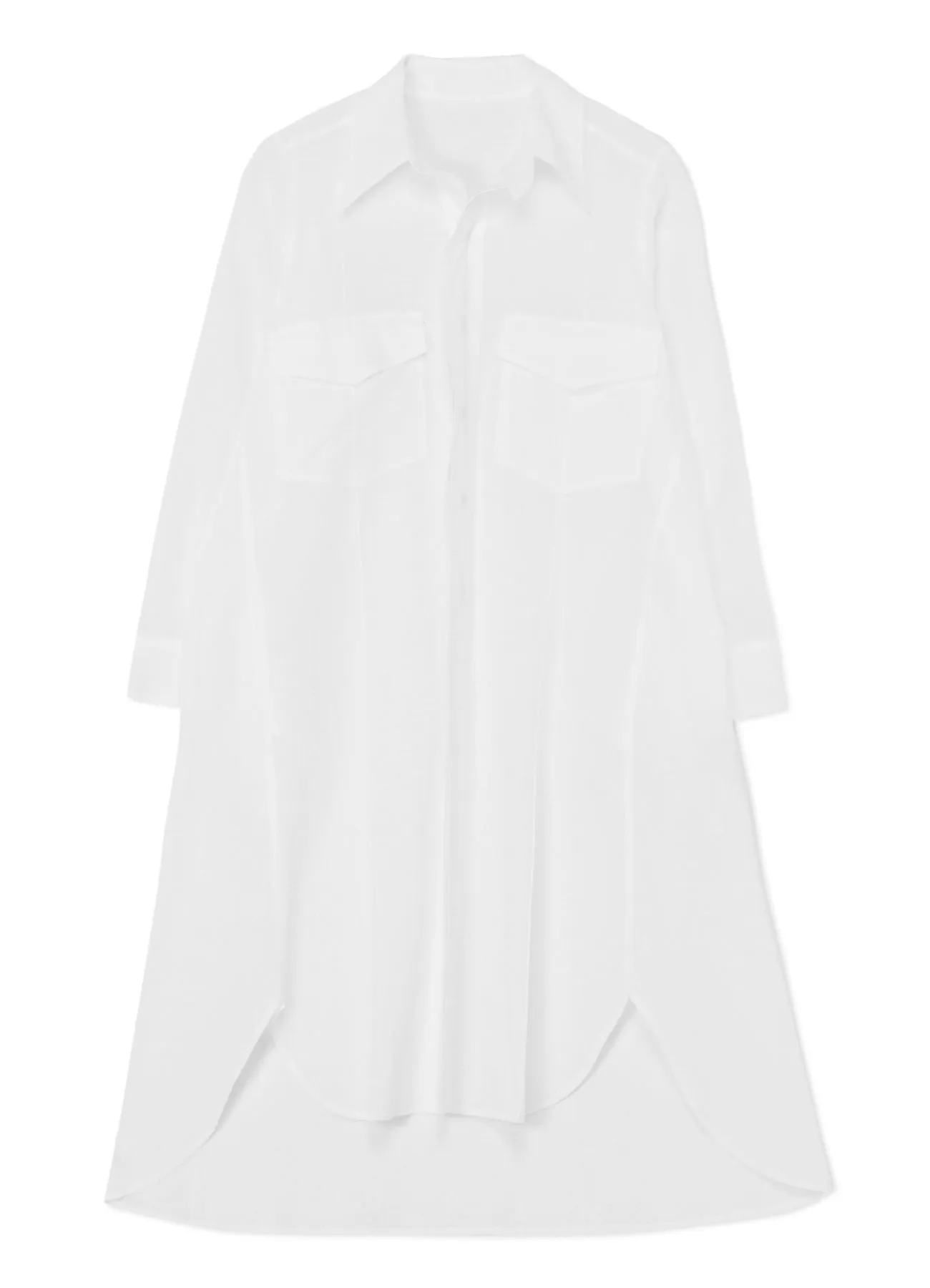 DOUBLE POCKET WORKWEAR-STYLE SHIRT DRESS sold by Yohji Yamamoto product image thumbnail 5