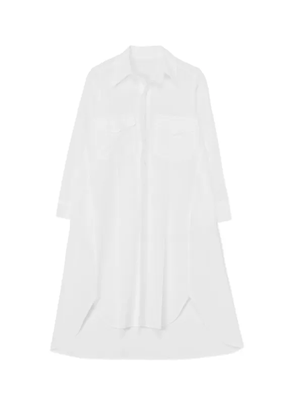 DOUBLE POCKET WORKWEAR-STYLE SHIRT DRESS sold by Yohji Yamamoto