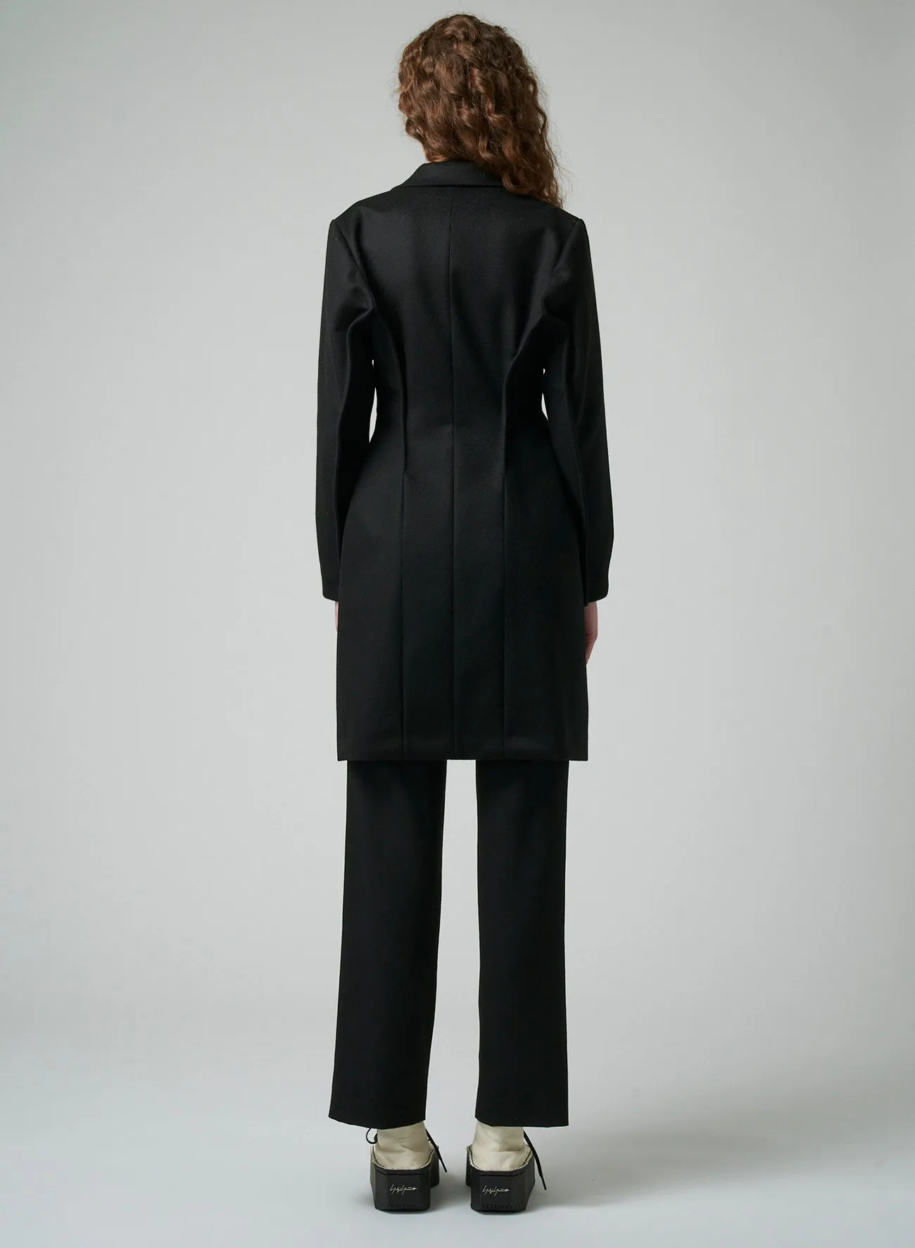 W/CA BEAVER PEAKED LAPEL SINGLE B JACKET sold by Yohji Yamamoto product image thumbnail 5