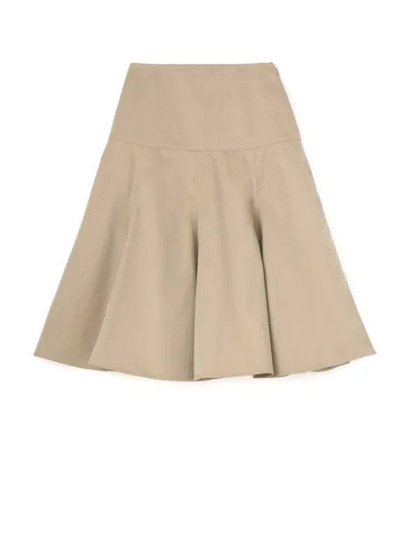 COTTON GABARDINE  FLARE SKT sold by Yohji Yamamoto