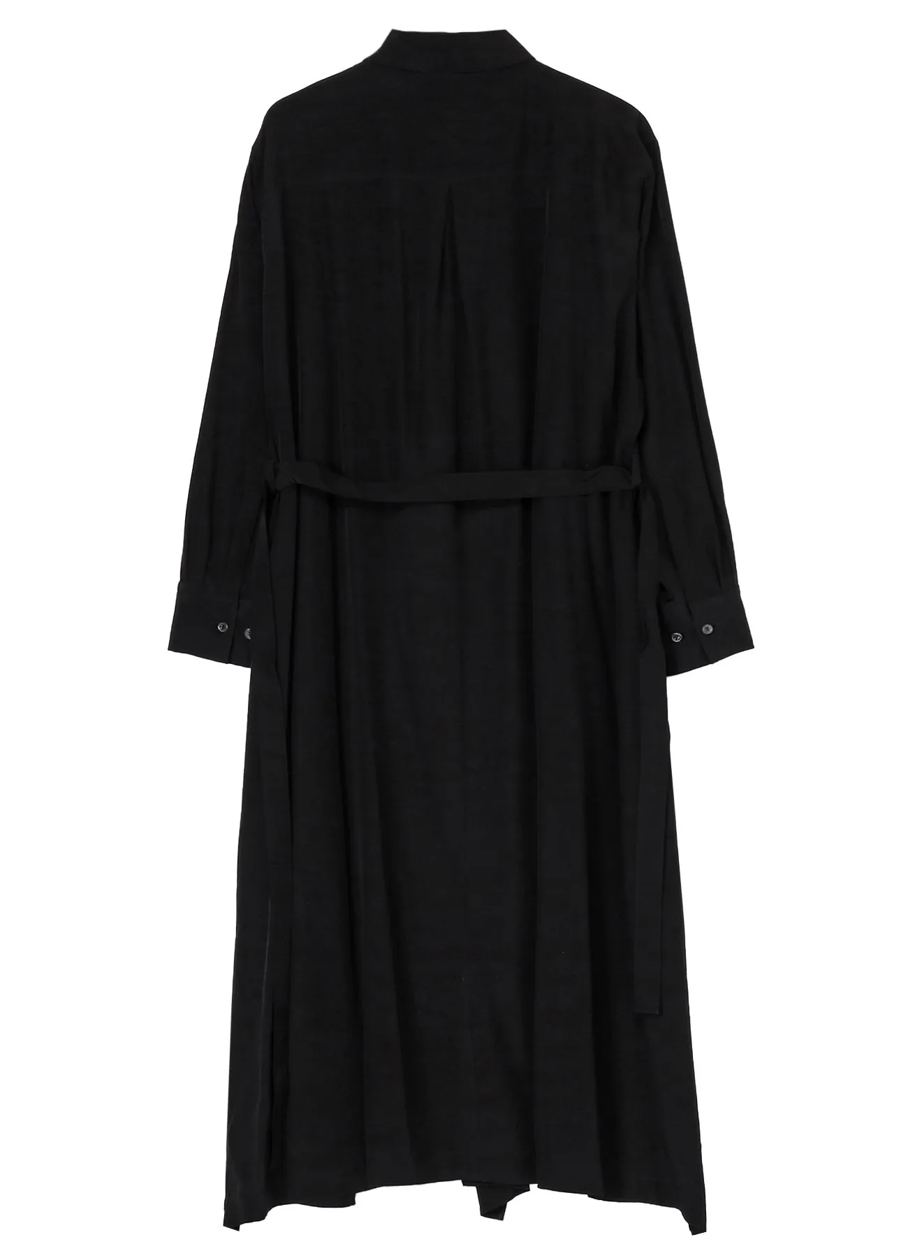 SPUN RY CLOTH R-DRAPED SHIRT DRESS sold by Yohji Yamamoto product image thumbnail 5