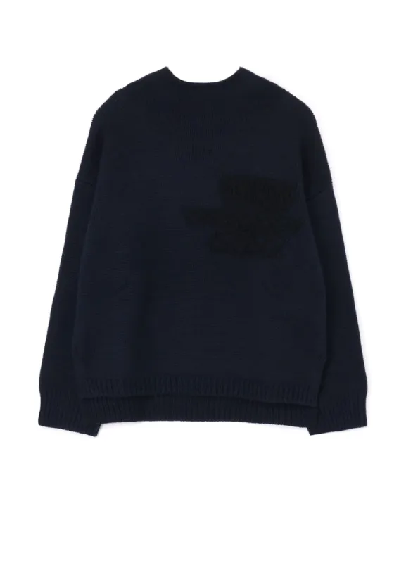 EMBROIDERY PLAIN ST EMBROIDERY HIGH NECK PO sold by Yohji Yamamoto