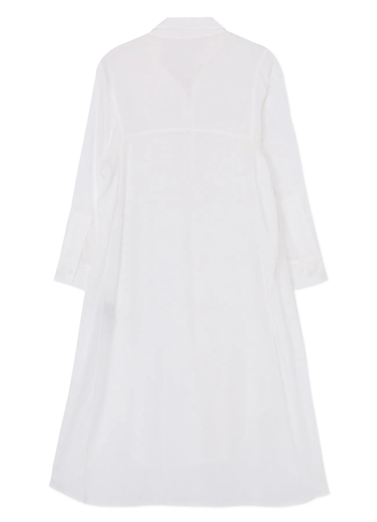 CELLULOSE POPLIN WORK SHIRT LONG DRESS sold by Yohji Yamamoto product image thumbnail 3