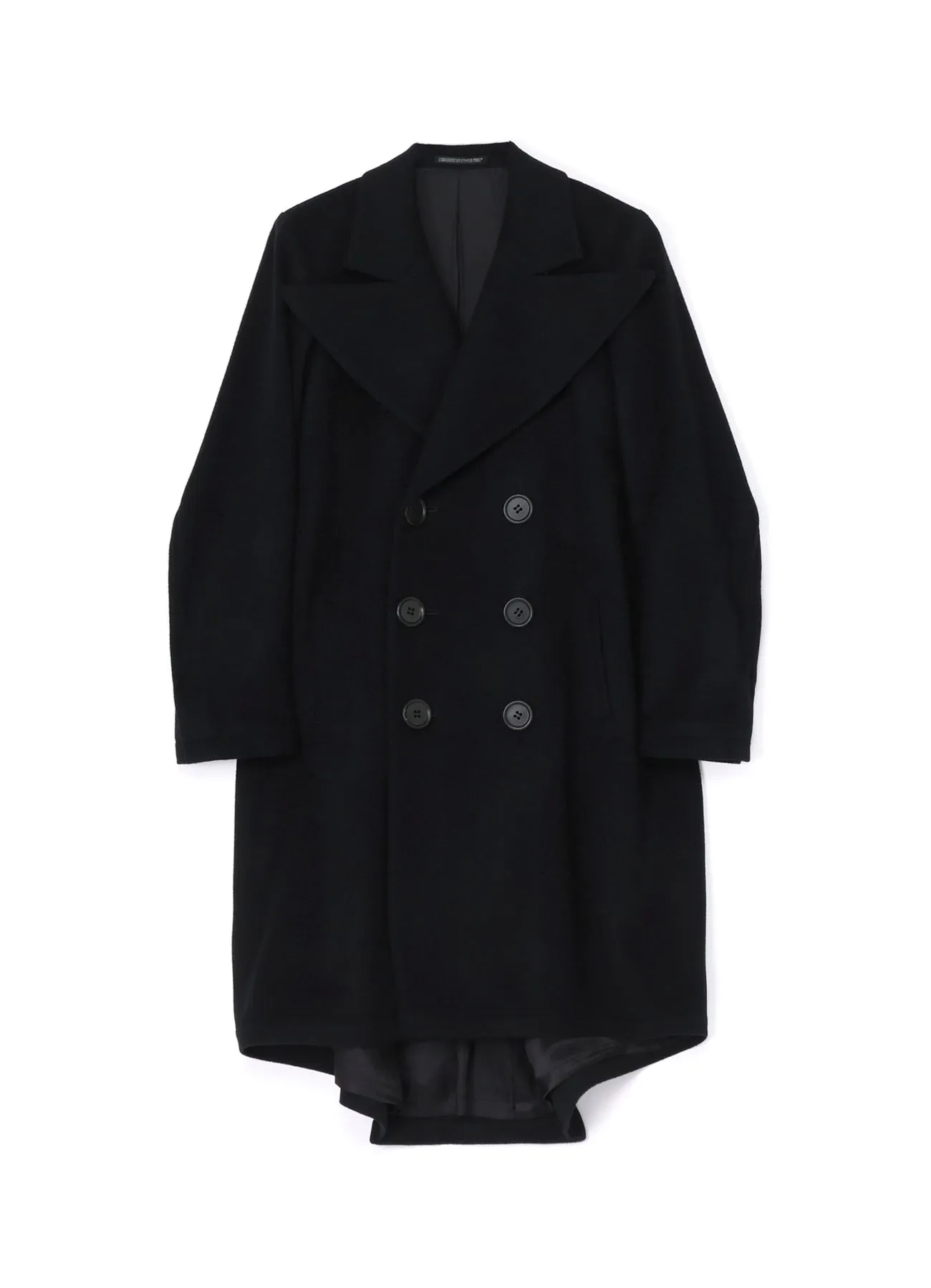 W/CA BEAVER BIG LAPEL DOUBLE COAT sold by Yohji Yamamoto