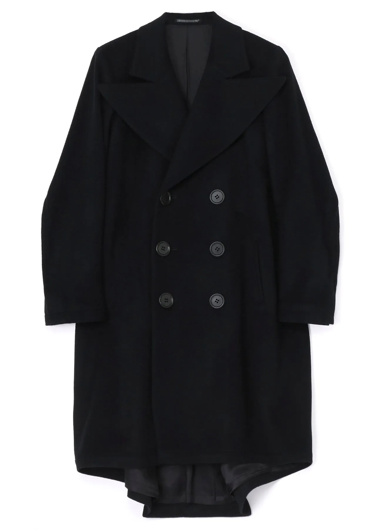 W/CA BEAVER BIG LAPEL DOUBLE COAT sold by Yohji Yamamoto product image thumbnail 2