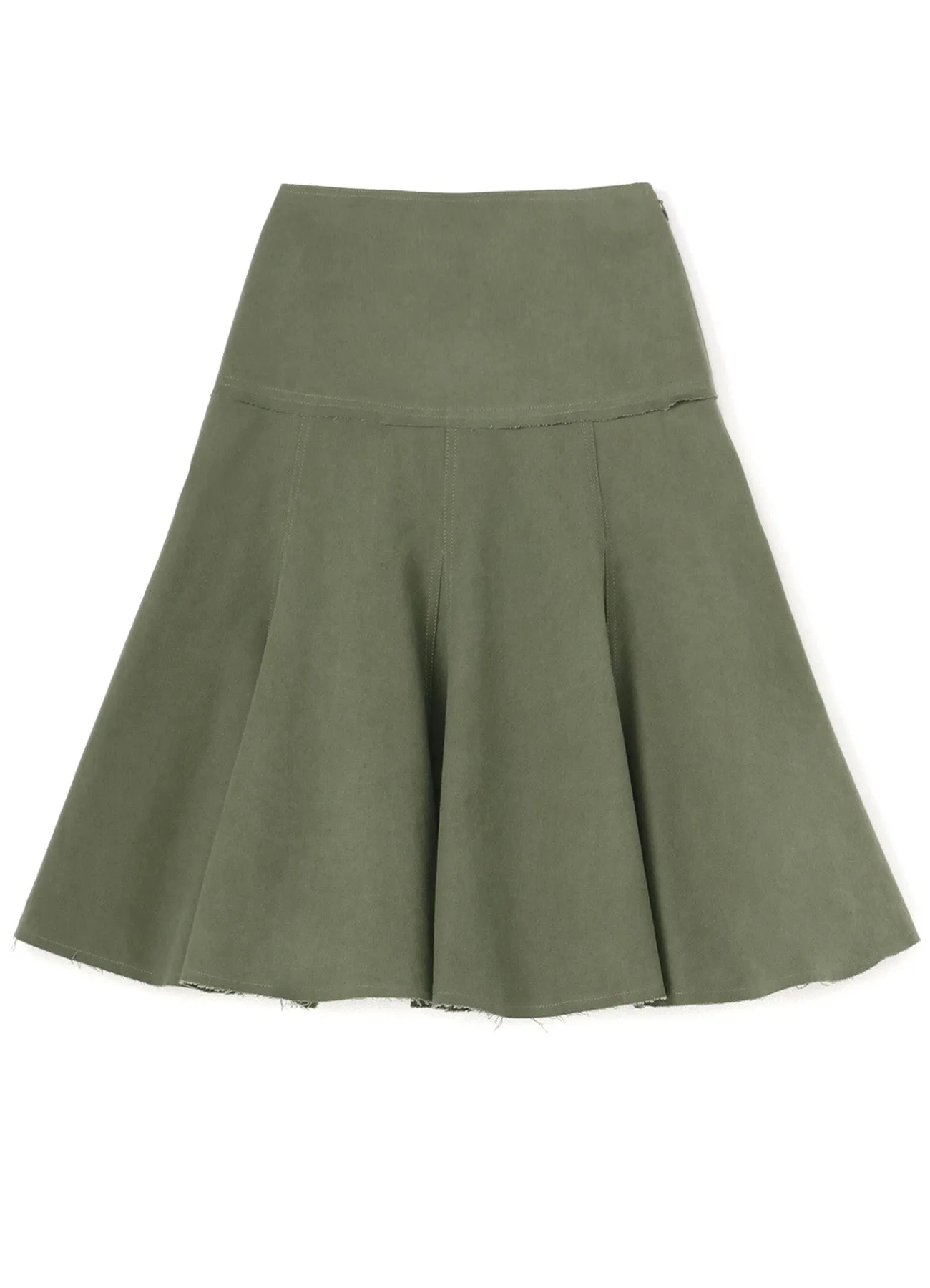 SULFUR DYED WHIPCODE FLARE SKT sold by Yohji Yamamoto product image thumbnail 2