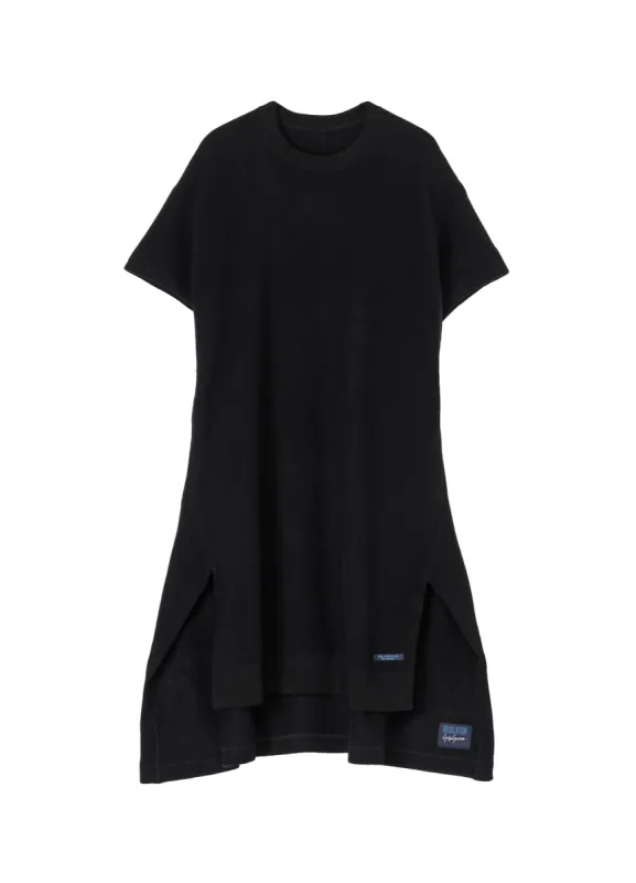 Liy/C BLUSHED FRENCH TERRY R-JERSEY DRESS made by Yohji Yamamoto