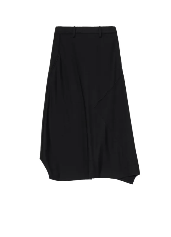 PE INTERLOCK A R-PANELED SARROUEL PANTS sold by Yohji Yamamoto