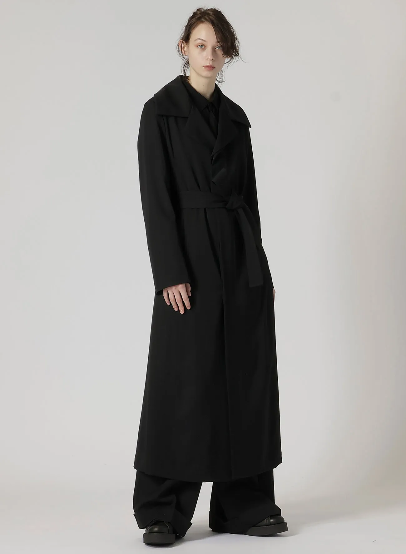 GABARDINE R-BASIC COAT sold by Yohji Yamamoto product image thumbnail 3