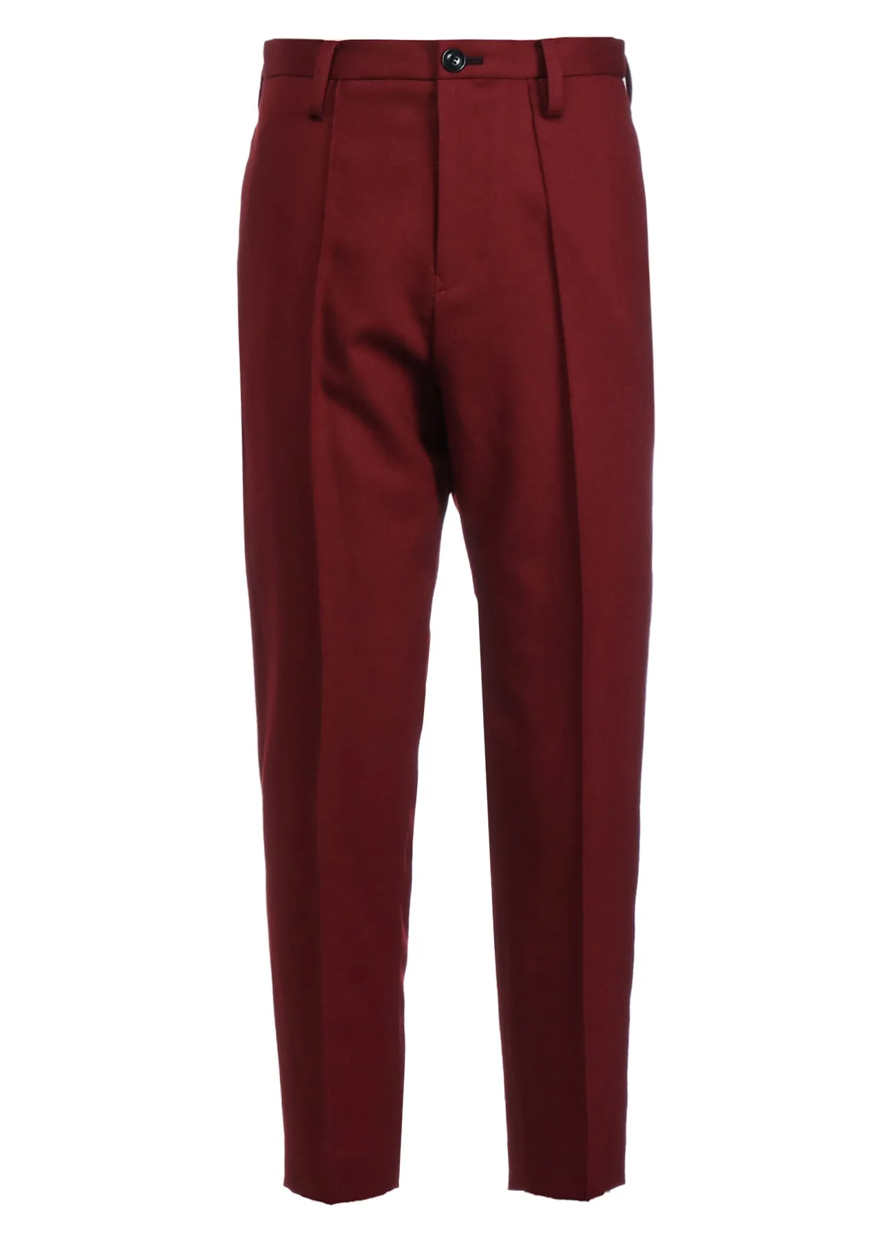 2/60 HIGH COUNT FLANNEL PIN TUCKED SLIM PANTS sold by Yohji Yamamoto product image thumbnail 2