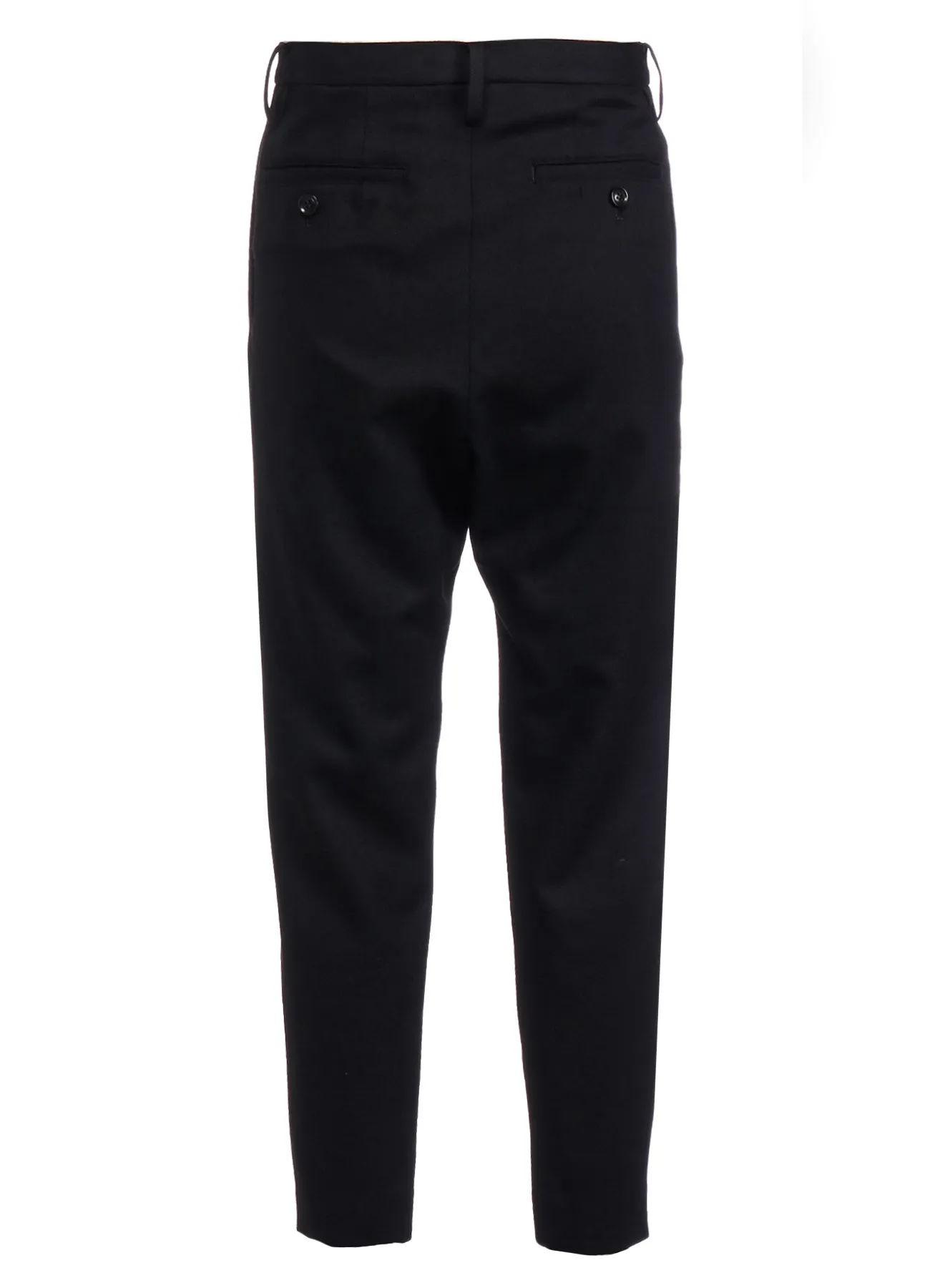 2/60 HIGH COUNT FLANNEL PIN TUCKED SLIM PANTS sold by Yohji Yamamoto product image thumbnail 3