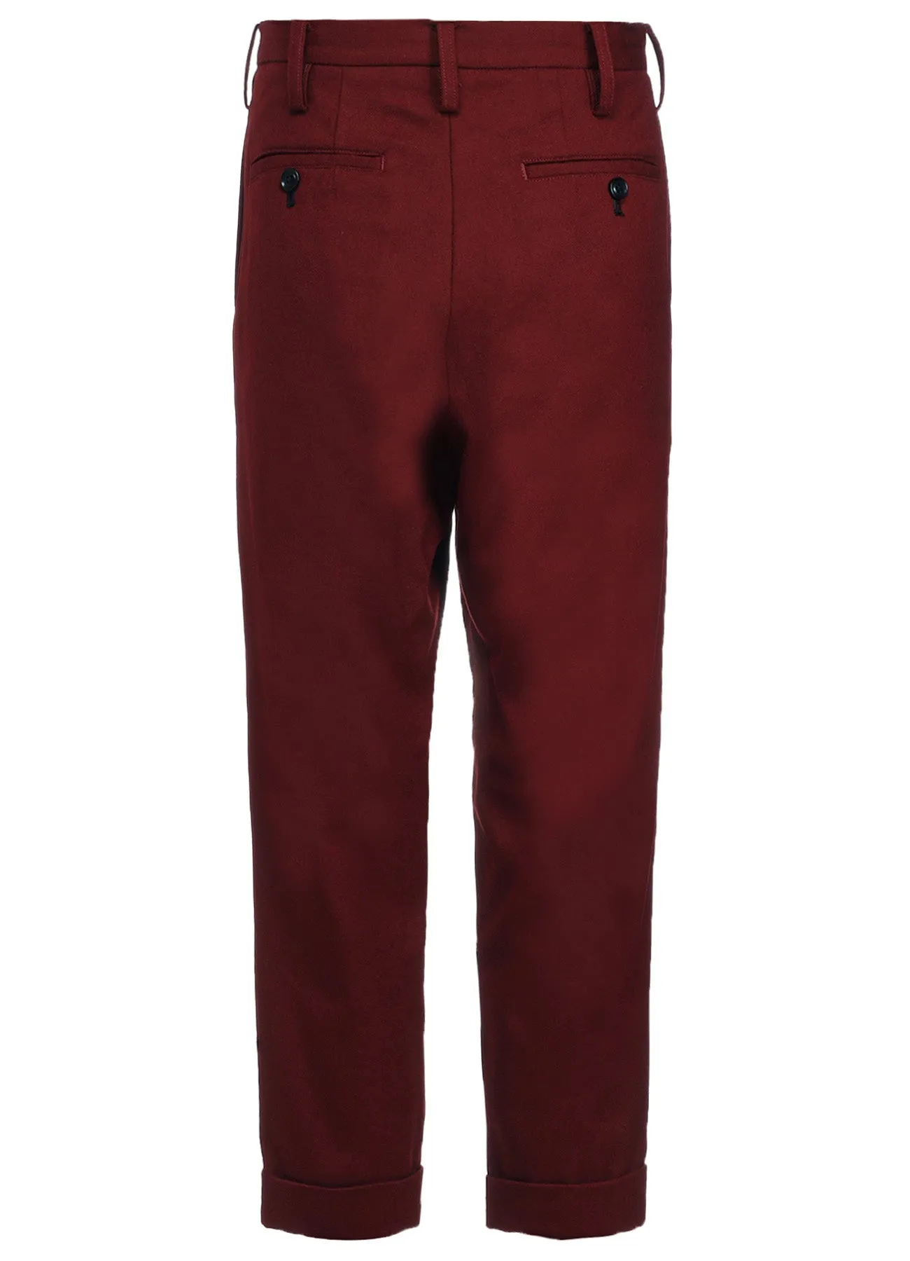 2/60 HIGH COUNT FLANNEL MACKIN SLIM PANTS sold by Yohji Yamamoto product image thumbnail 3