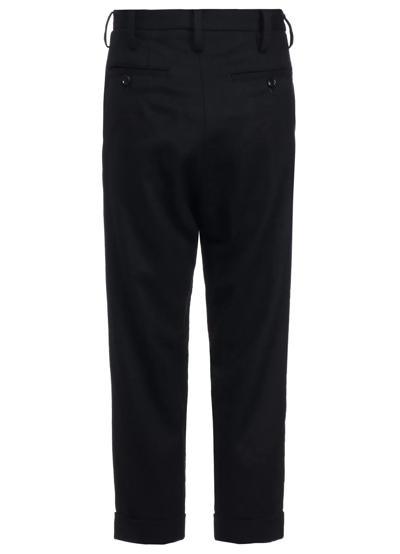 2/60 HIGH COUNT FLANNEL MACKIN SLIM PANTS sold by Yohji Yamamoto product image thumbnail 4