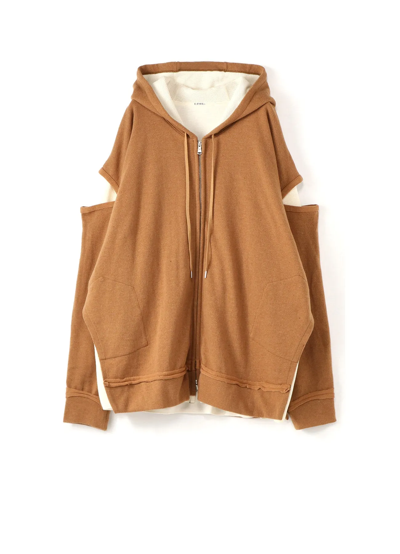 1/16 Double Jersey A Layered Sleeve Parka sold by Yohji Yamamoto