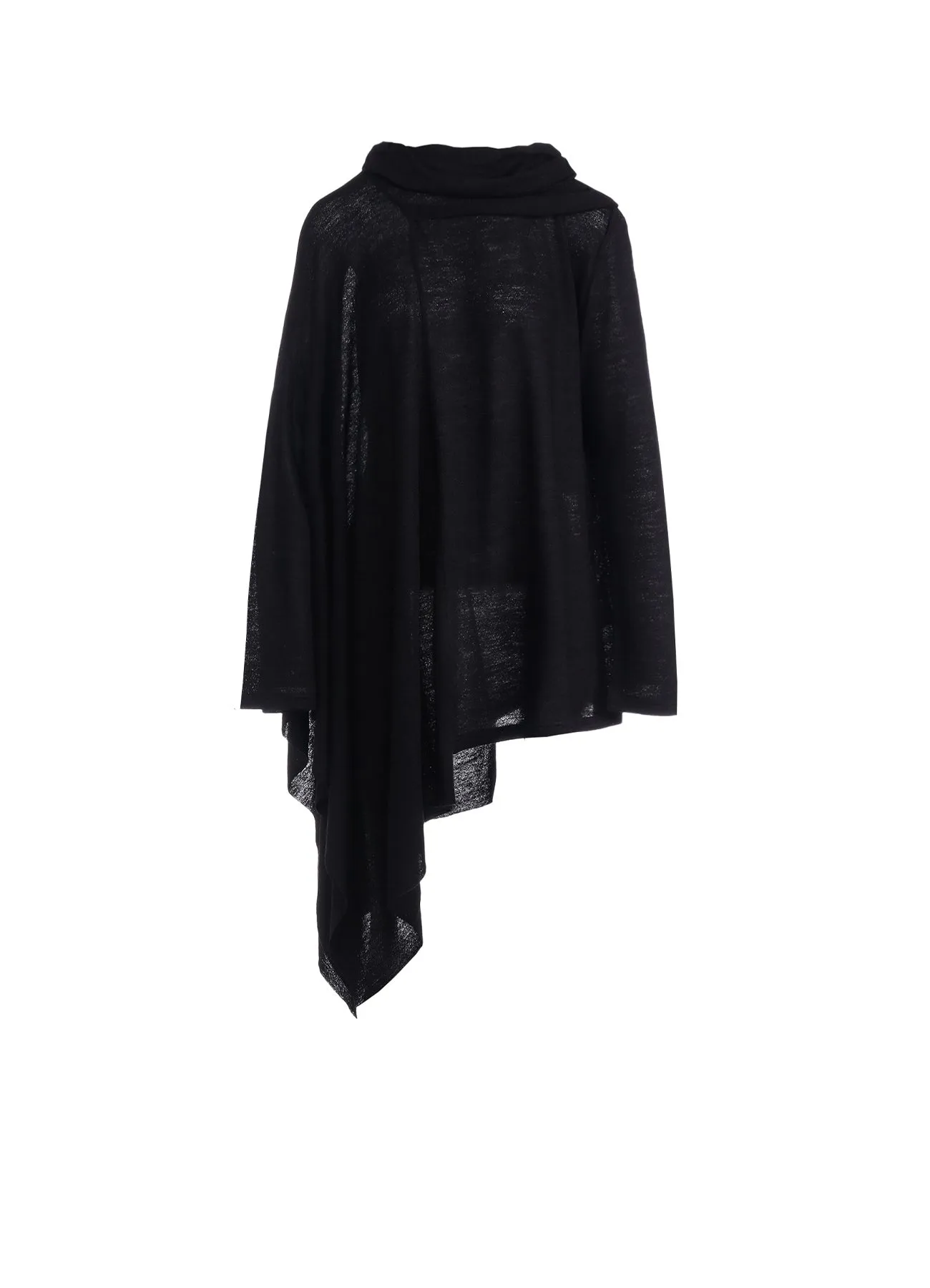 1/60 WOOL SILK CREPE ASYMMETRY DRAPED PO sold by Yohji Yamamoto