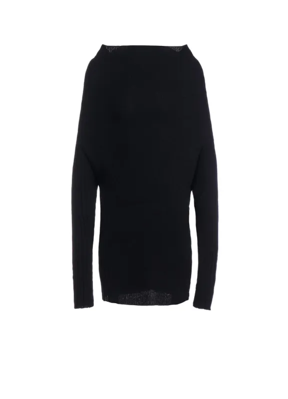 12G1P RIB COMBINATION SIDE B DRAPED NECK PO sold by Yohji Yamamoto