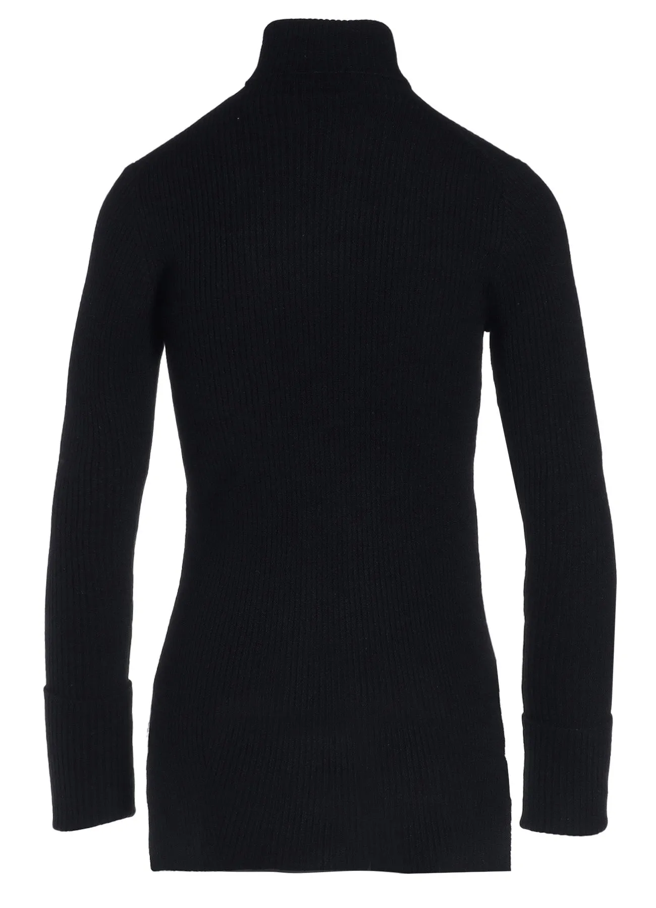 12G1P 2X2 RIB RIBBED TURTLE NECK PO sold by Yohji Yamamoto product image thumbnail 4