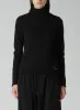 12G EMBROIDERY PLAIN WEAVE EMBROIDERY TURTLE NECK PO sold by Yohji Yamamoto