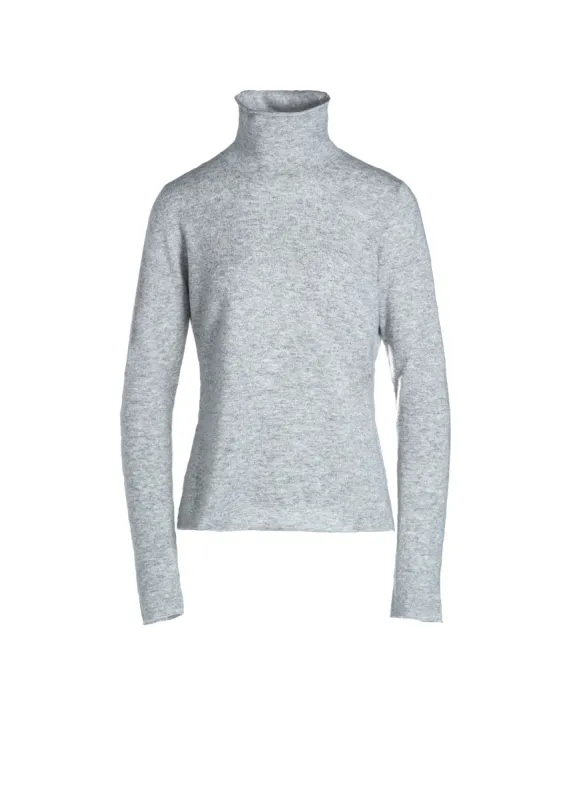 12G EMBROIDERY PLAIN WEAVE EMBROIDERY TURTLE NECK PO sold by Yohji Yamamoto