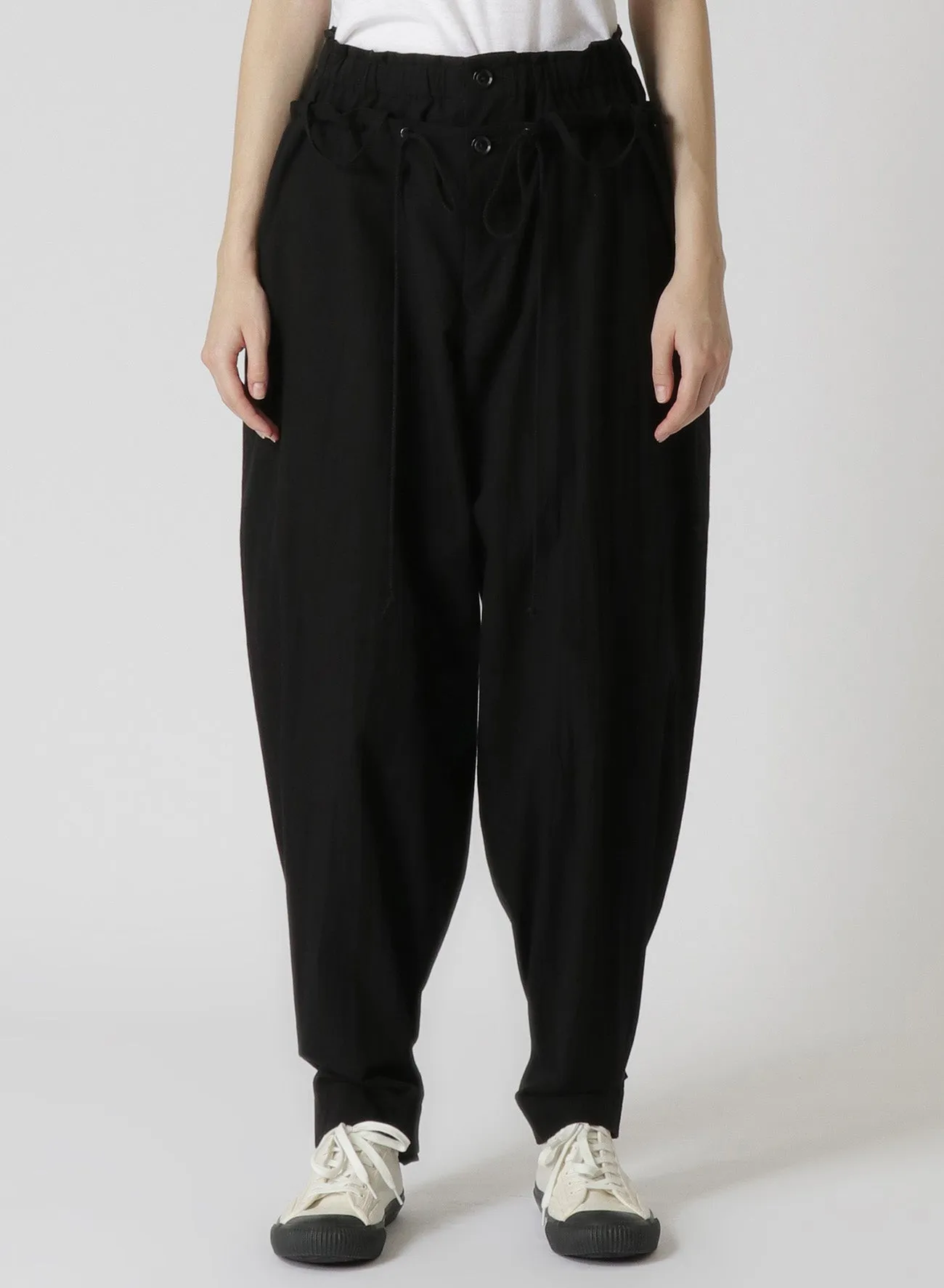 20/- DENIM LAYERED PANTS sold by Yohji Yamamoto product image thumbnail 4