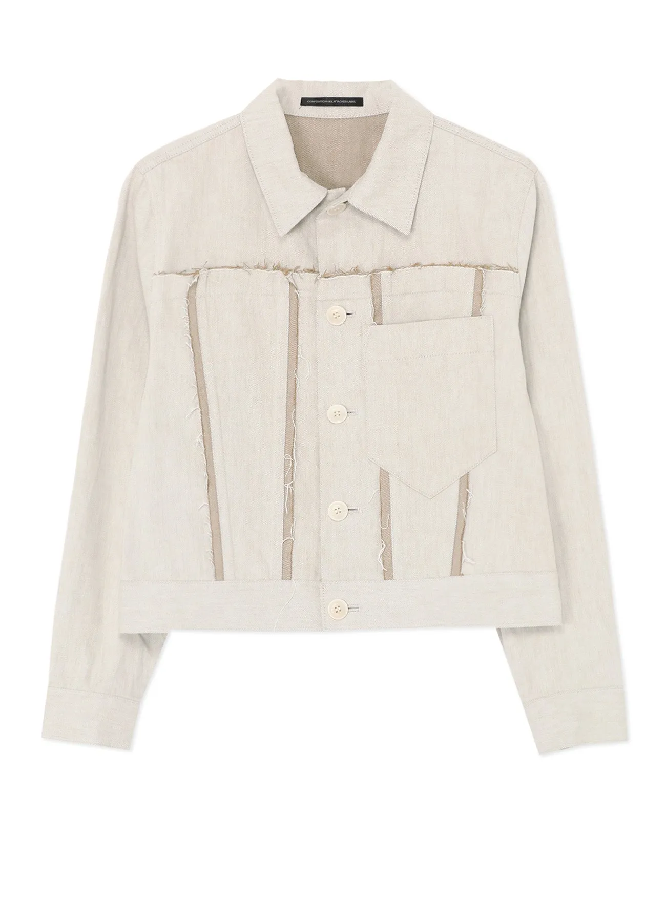 10oz DENIM PANELLED JACKET sold by Yohji Yamamoto product image thumbnail 2