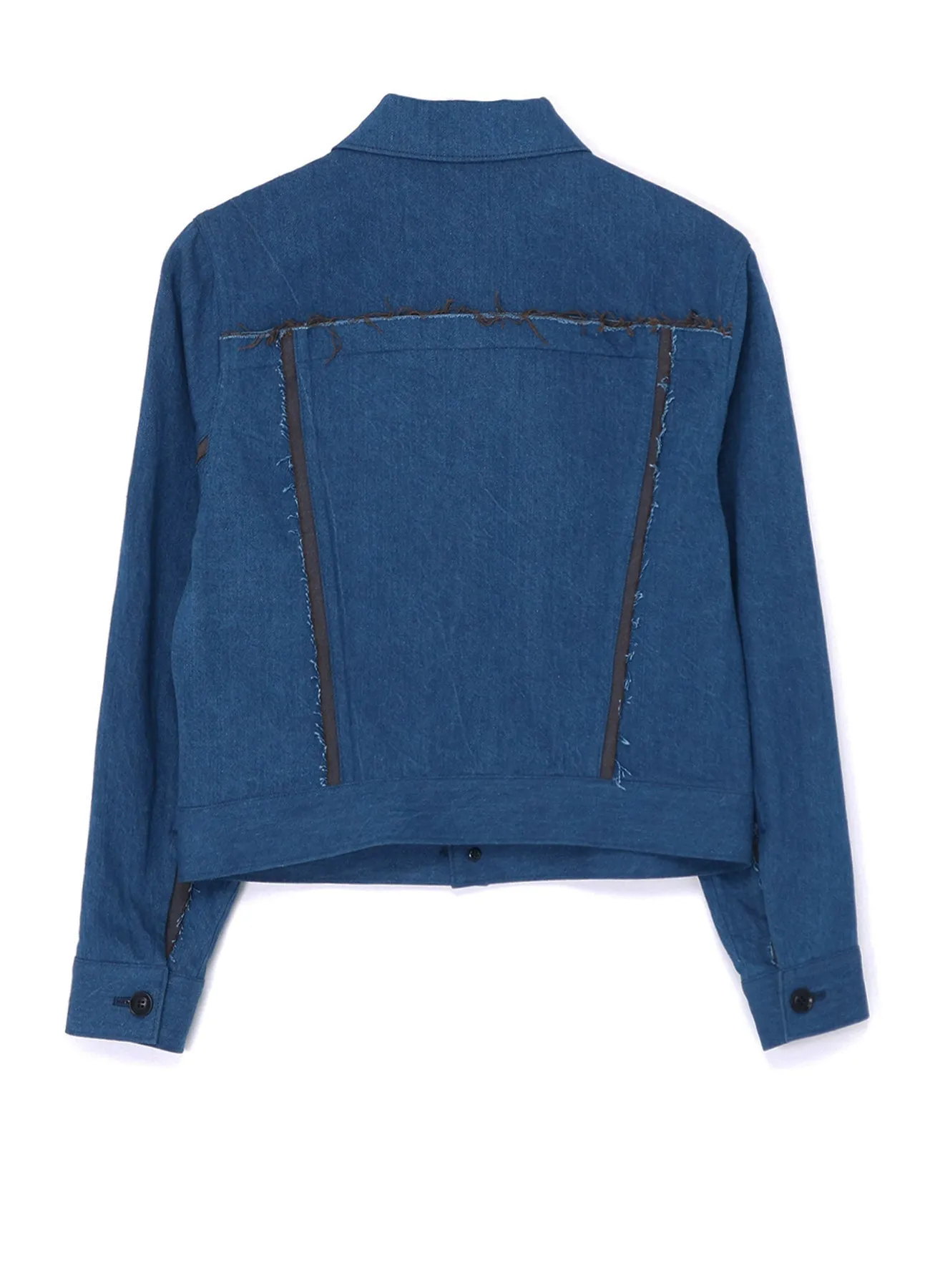 10oz DENIM PANELLED JACKET sold by Yohji Yamamoto product image thumbnail 3