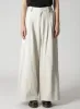 10oz DENIM DOUBLE PLEATED WIDE LEG PANTS sold by Yohji Yamamoto