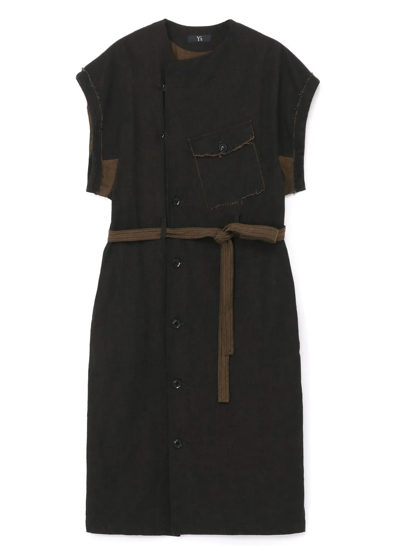 10oz DENIM SURGICAL GOWN DRESS sold by Yohji Yamamoto product image thumbnail 2