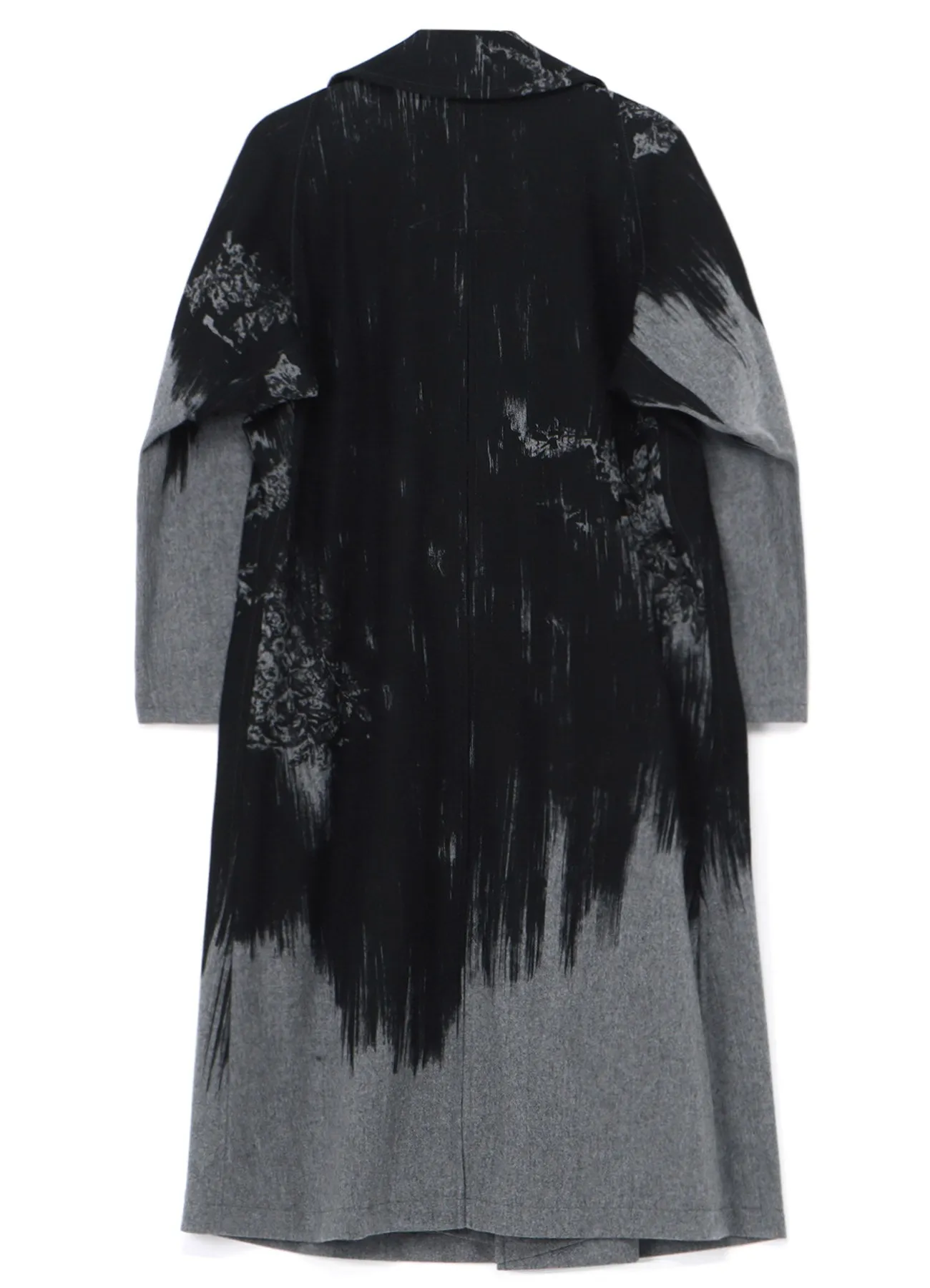 1/14 FLANNEL FLOWER PRINT BELTED COAT sold by Yohji Yamamoto product image thumbnail 3