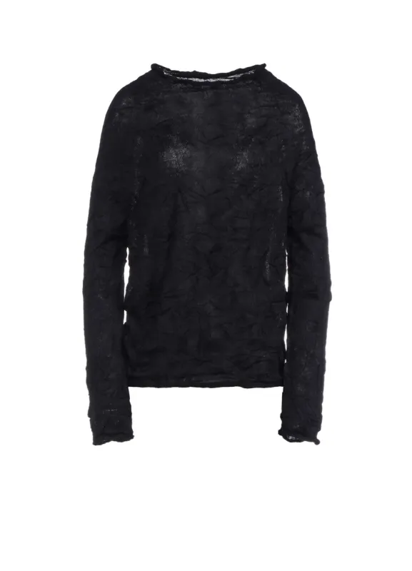 12G1P LINKS ROUND NECK PULLOVER sold by Yohji Yamamoto
